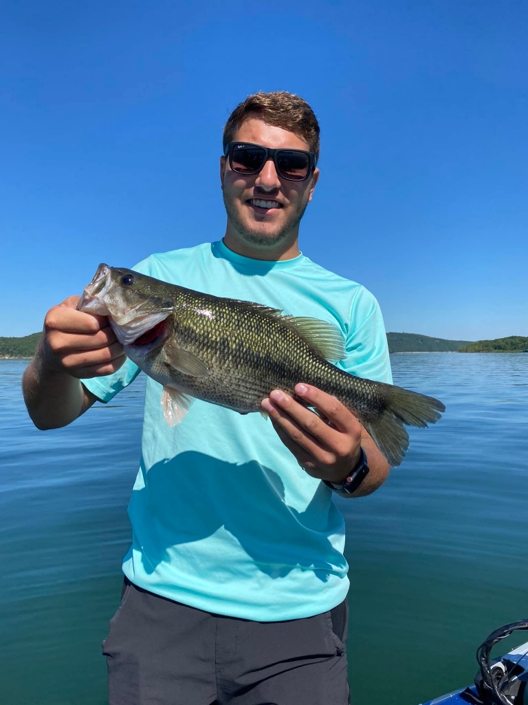 1 angler fishing in Branson