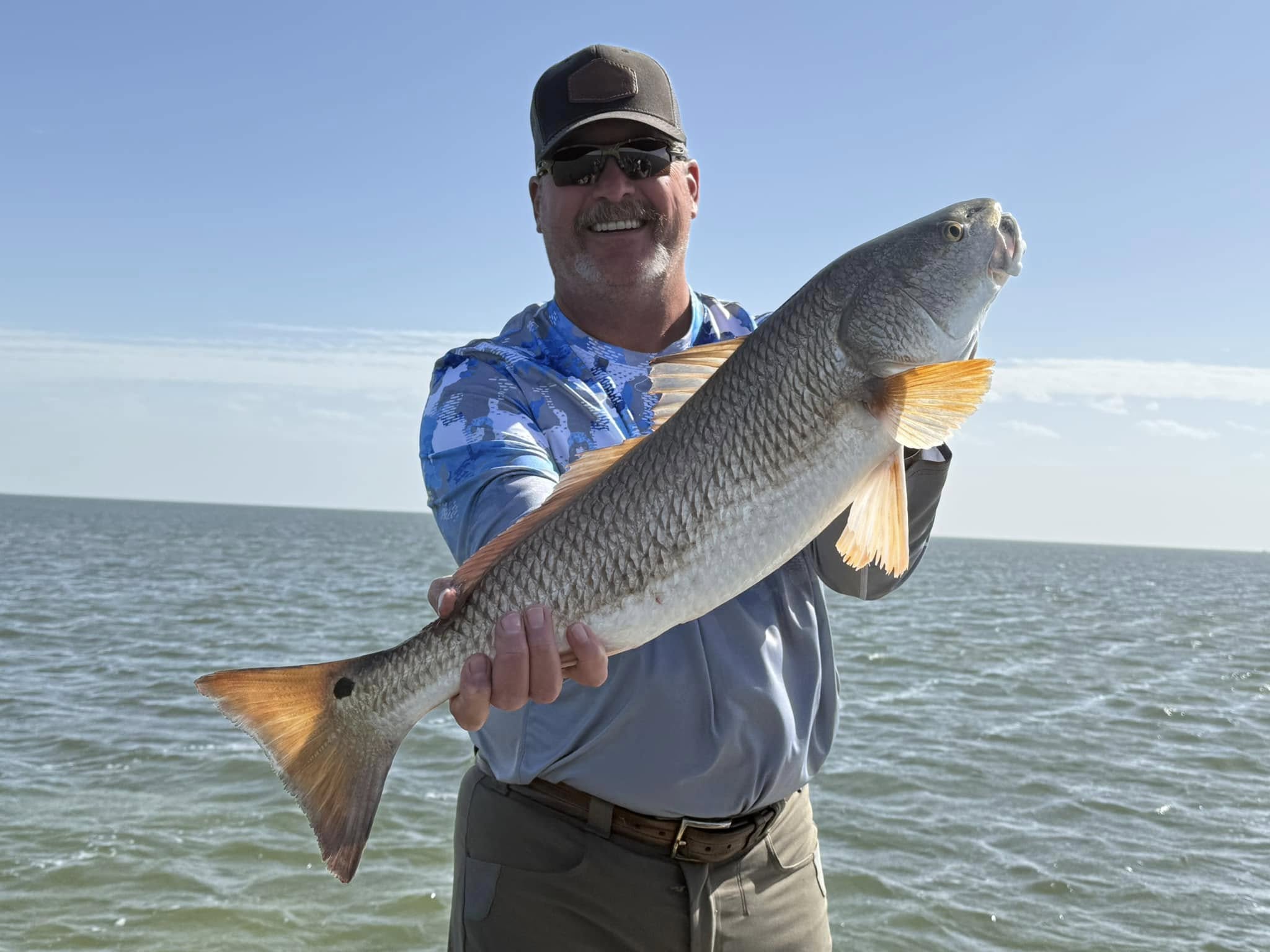 Redfish caught in TX, 25 inches long
