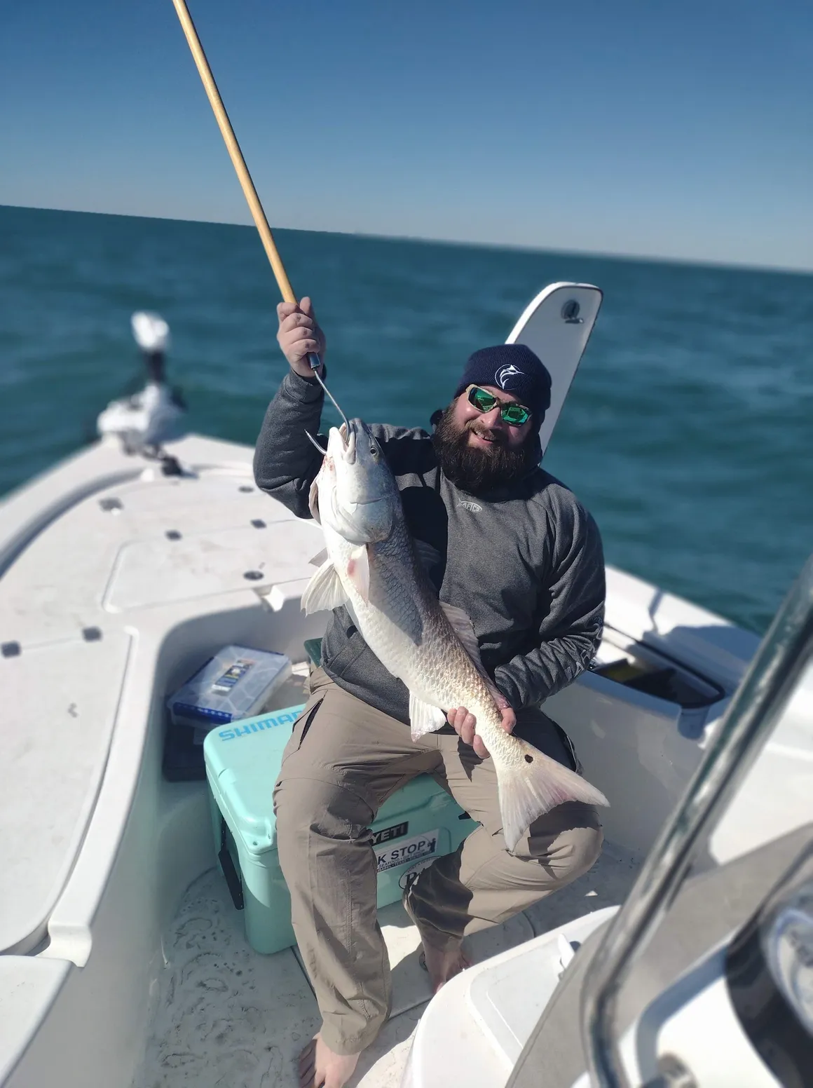 Redfish caught in Galveston