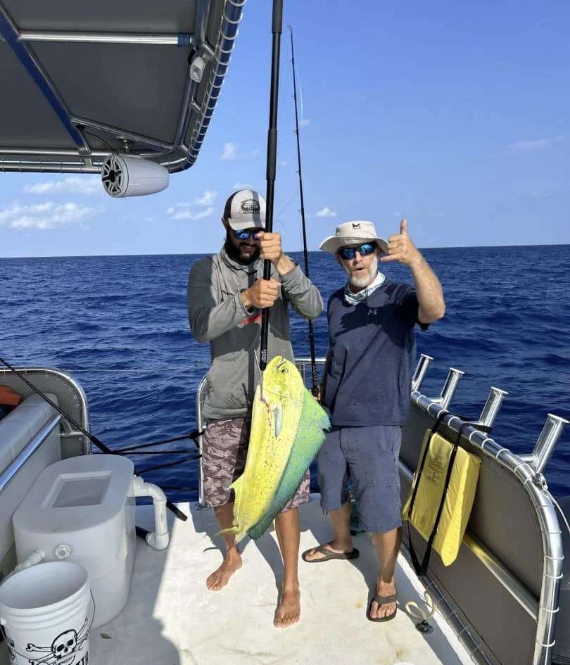 Anglers enjoying a fishing trip in FL
