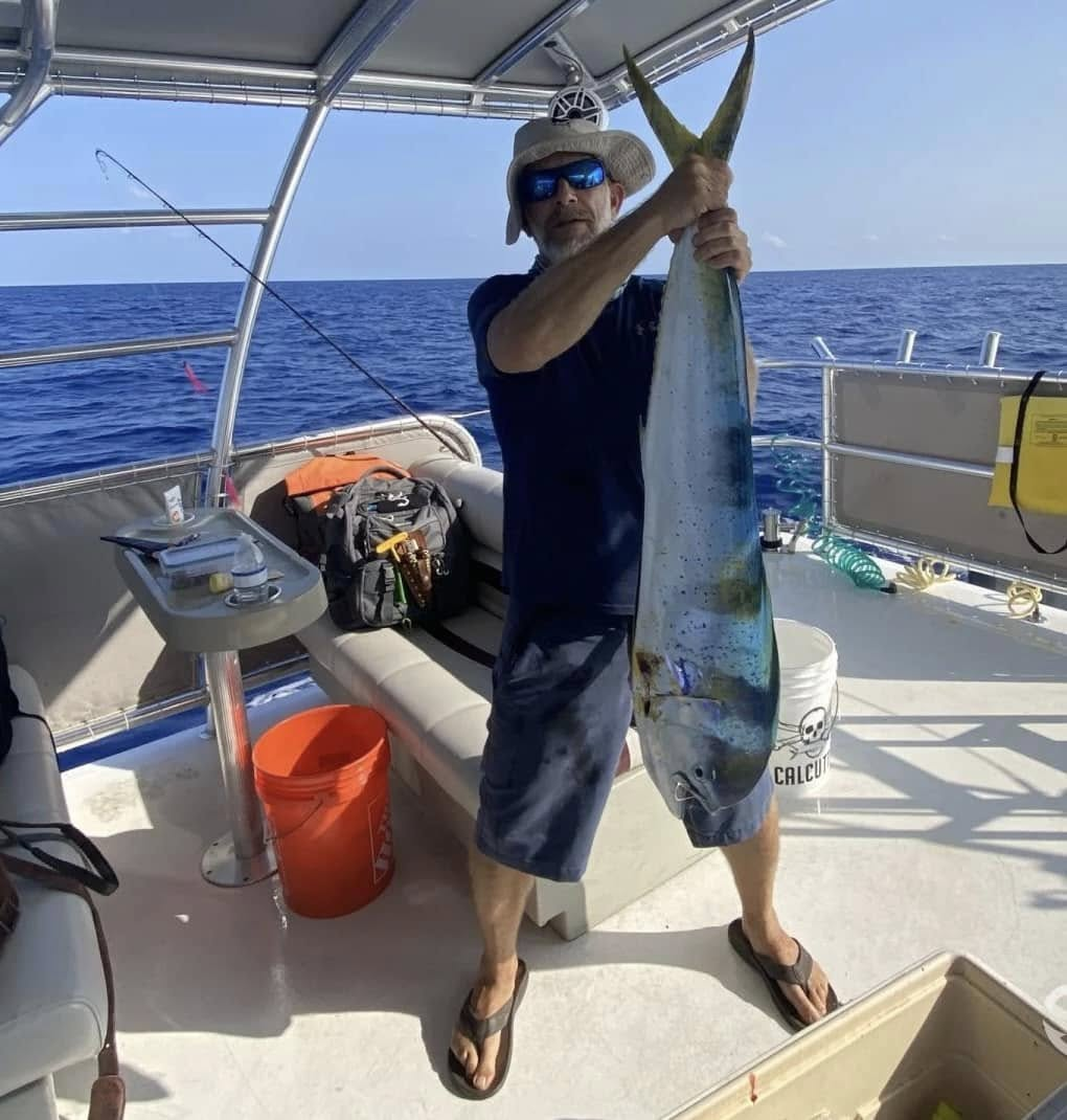 Big 28-inch fish caught while cruising and fishing in Marathon