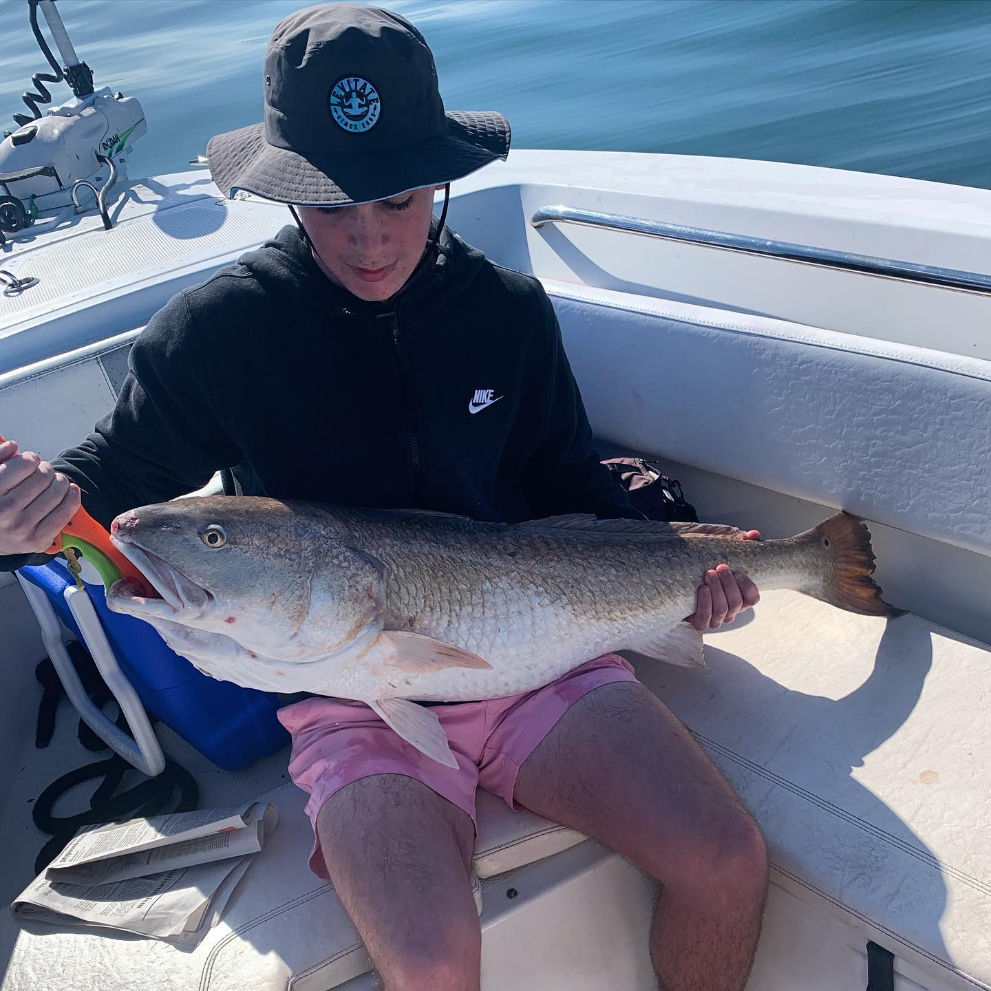 Single angler fishing in Florida