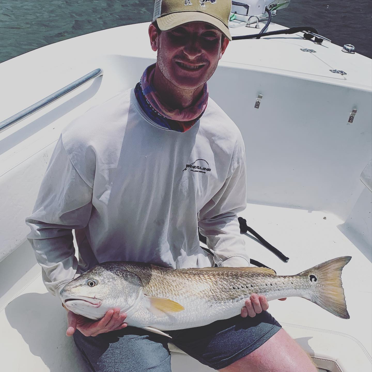 Redfish caught by angler at New Smyrna Beach