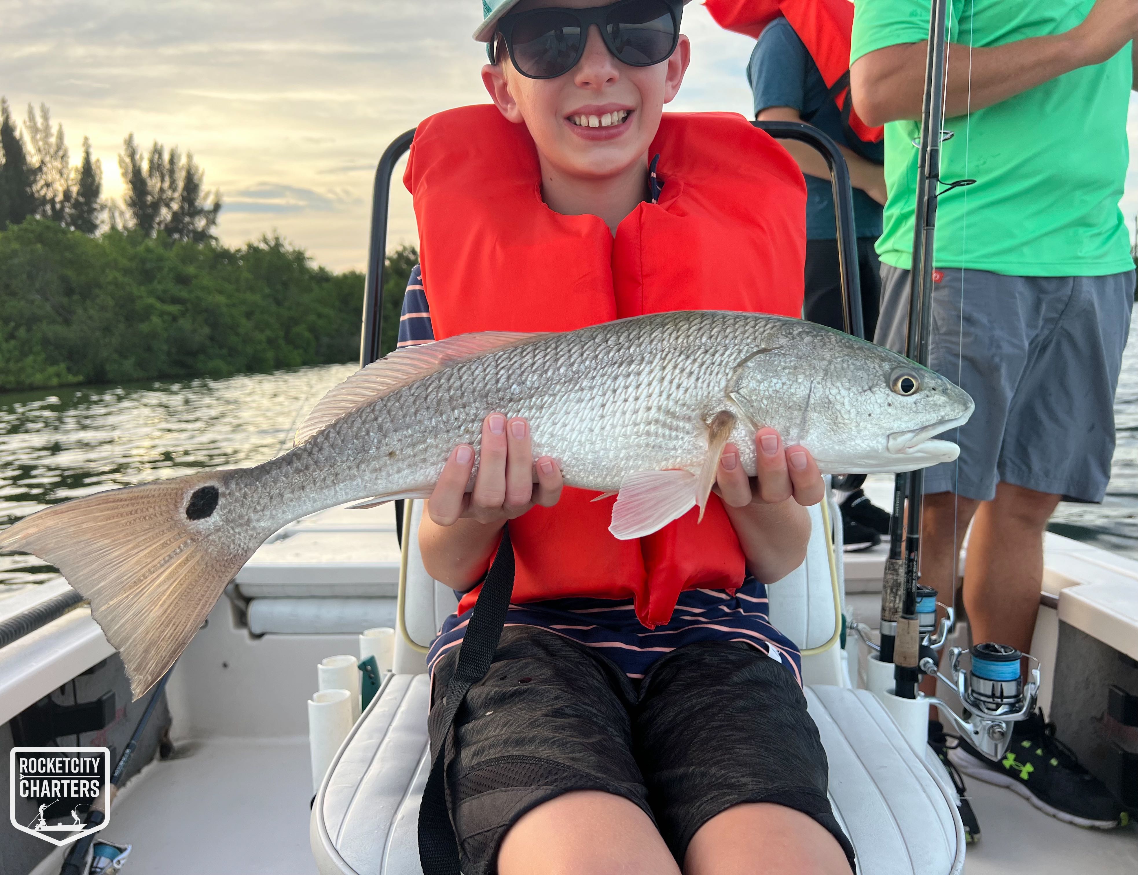 Redfish caught while fishing in Cocoa
