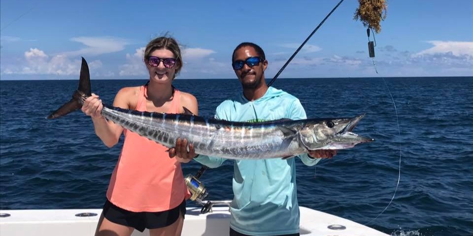 Fort Lauderdale offshore fishing charter boat targeting mahi mahi, sailfish, and grouper