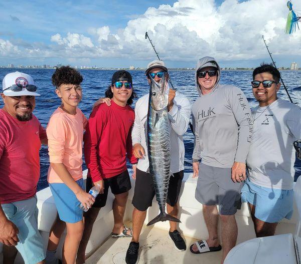 Wahoo fish caught in Pompano Beach