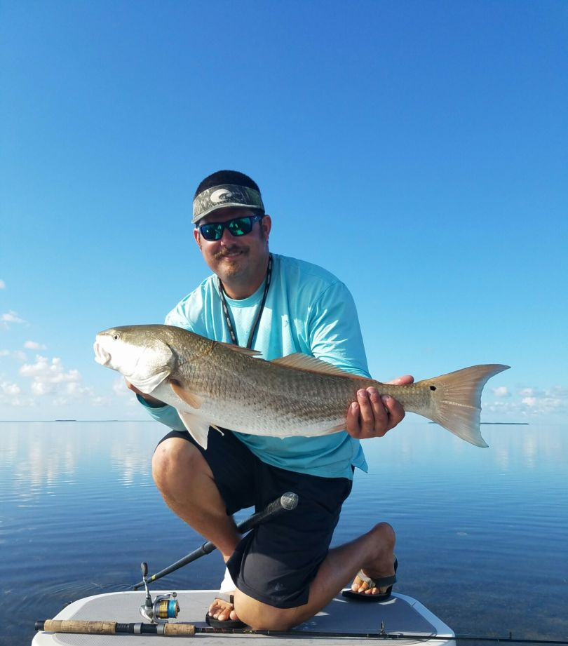 Redfish caught by angler in Key Largo