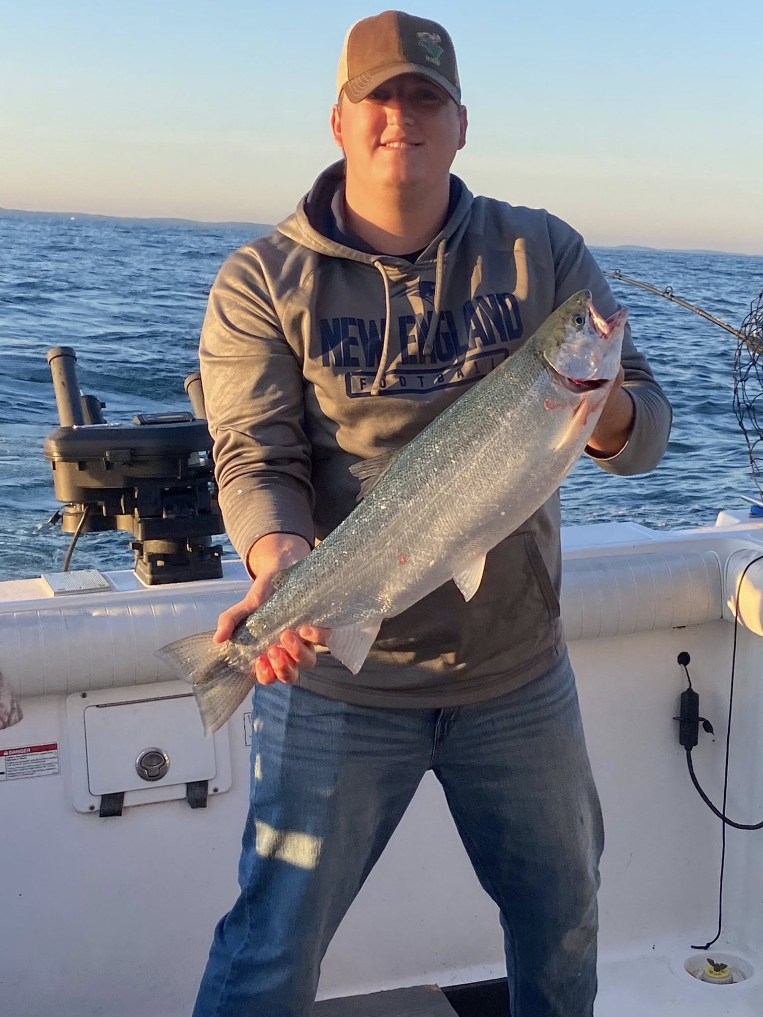 Bull Trout on the line in New York