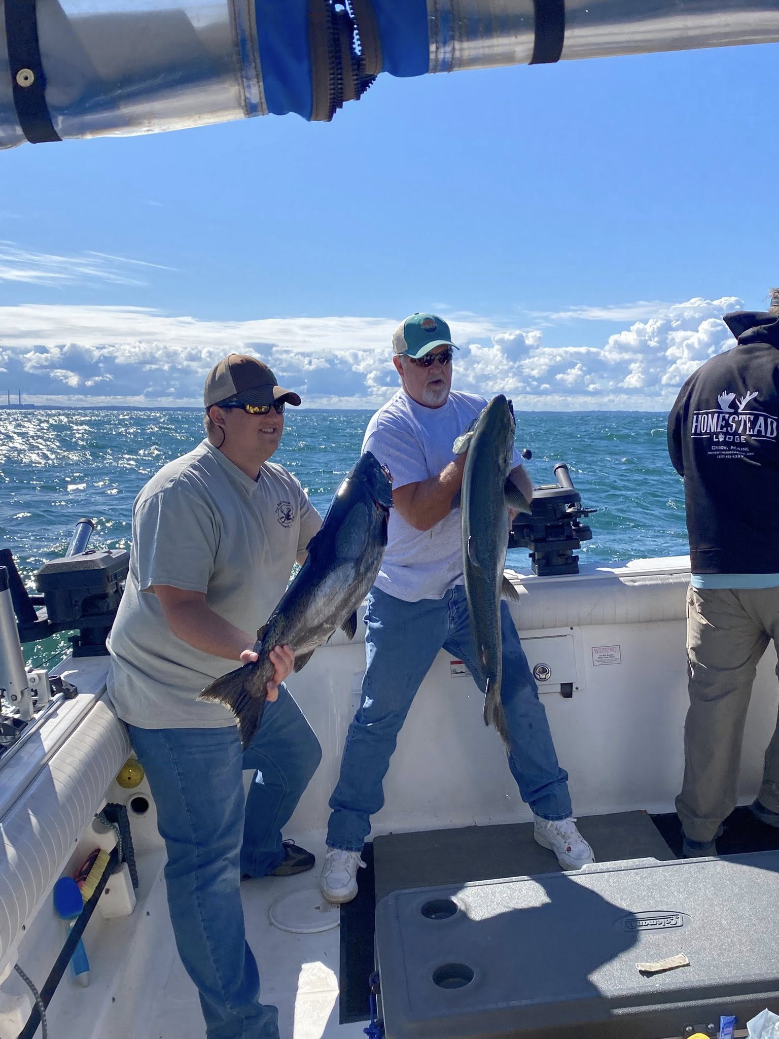 Two red grouper caught in Oswego