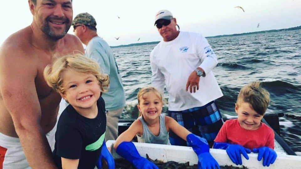 5 people fishing in North Carolina