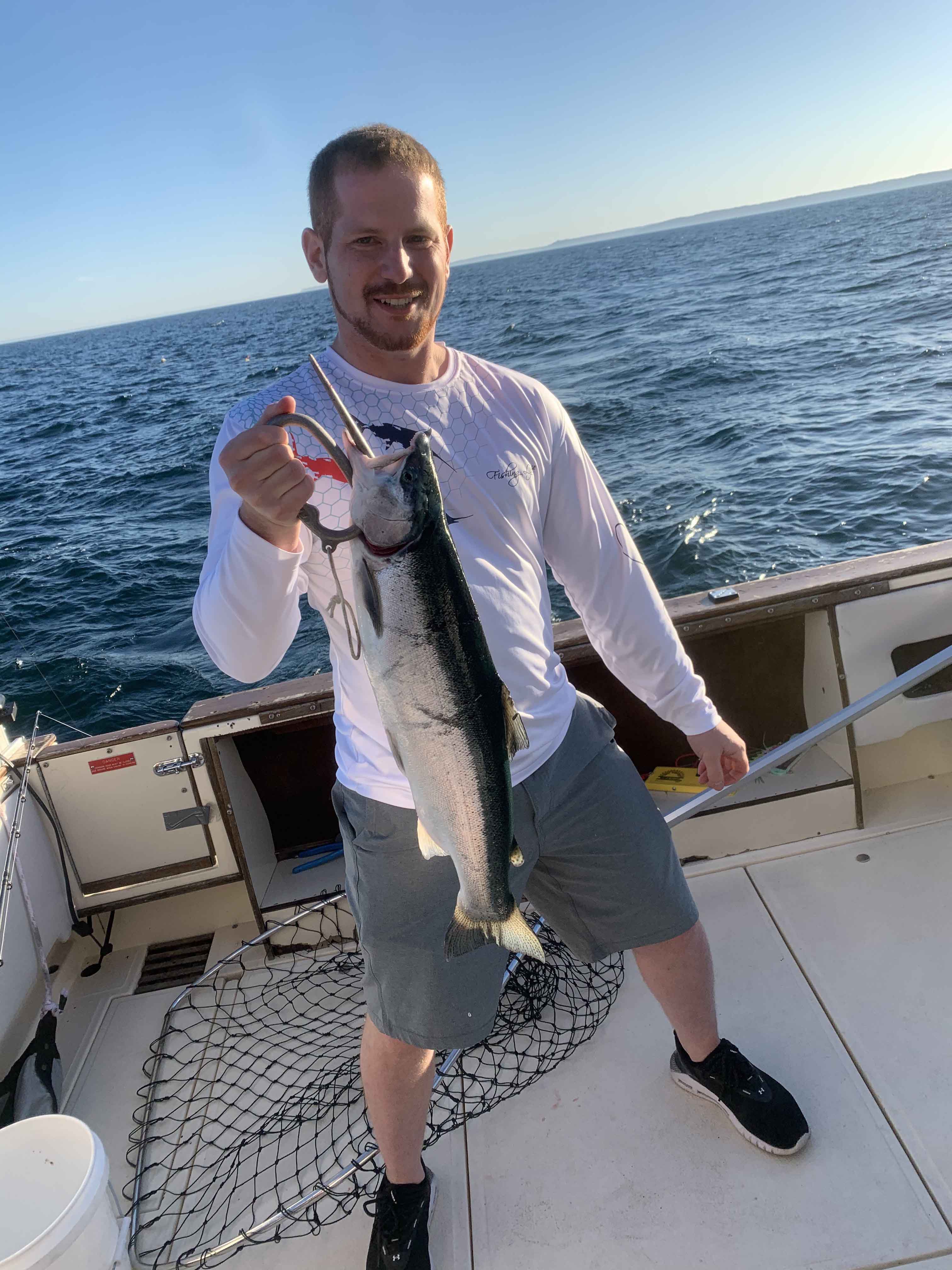 Rainbow trout caught in MI